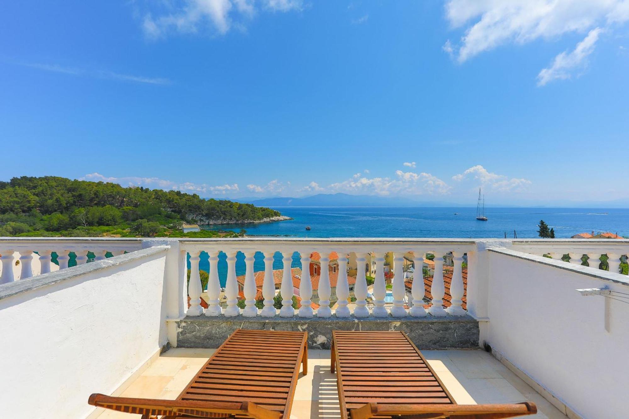 Vista Mare Faros Daire Gaios Dış mekan fotoğraf