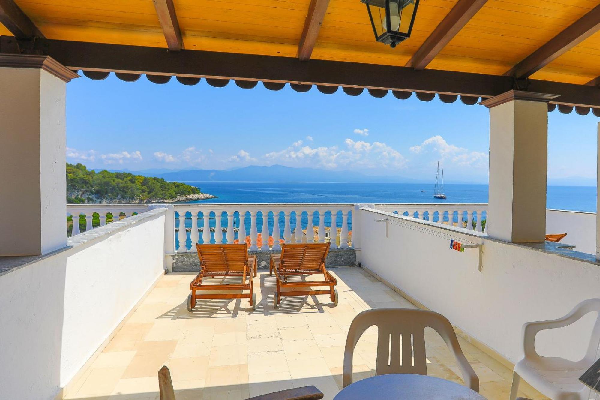Vista Mare Faros Daire Gaios Dış mekan fotoğraf